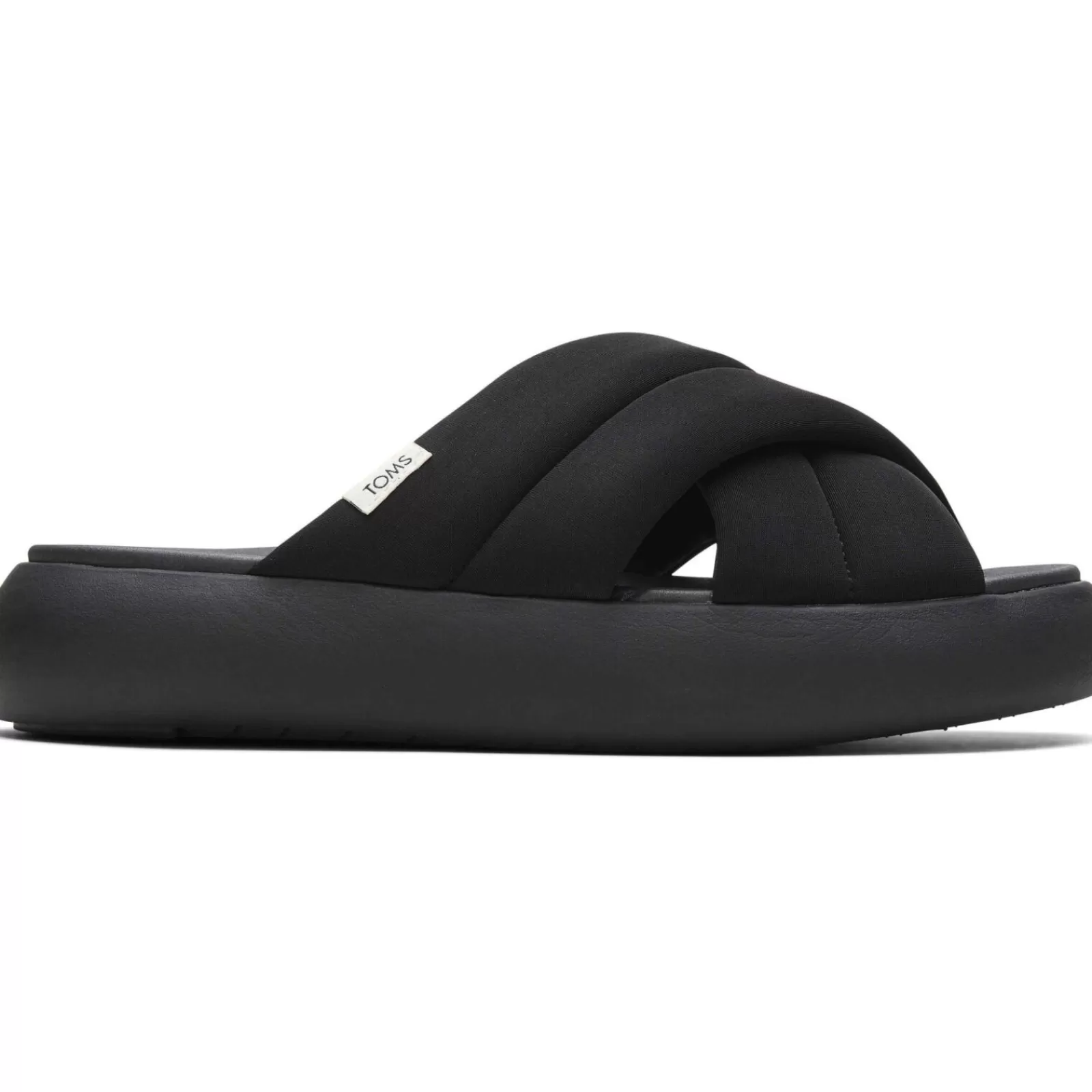 TOMS Repreve Jersey Womens Mallow Crossover Sandal-Women Slippers